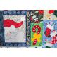 ITH Merry And Bright Wall Hanging | Machine Embroidery Designs by JuJu