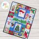 ITH Merry And Bright Wall Hanging | Machine Embroidery Designs by JuJu