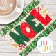 ITH Noel Mug Rug | Machine Embroidery Designs by JuJu