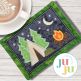 ITH Tent Mug Rug | Machine Embroidery Designs by JuJu
