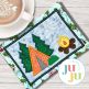 ITH Tent Mug Rug | Machine Embroidery Designs by JuJu