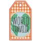 In The Hoop Travel Tags | Machine Embroidery Designs by JuJu
