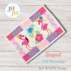 In The Hoop Tropical Placemat | Machine Embroidery Designs by JuJu
