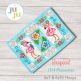 In The Hoop Tropical Placemat | Machine Embroidery Designs by JuJu