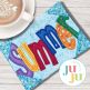 ITH Whimsical Summer Mug Rug | Machine Embroidery Designs by JuJu