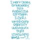 I Want Crazy Embroidery Font Machine Embroidery Designs by JuJu