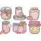 Jam Jars Sketch | Machine Embroidery Designs by JuJu