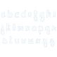 Janay Bean Stitch Applique Script Font | Machine Embroidery Designs by JuJu