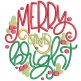 Jolly Christmas Word Art 1 Digital Embroidery Designs by JuJu