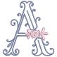Josephine Monogram | Machine Embroidery Designs by JuJu