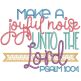 Joy In Him Word Art Machine Embroidery Designs by JuJu