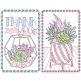Just Because Greeting Cards Set 4 | Machine Embroidery Designs by JuJu