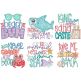 Kid Beach Word Art | Machine Embroidery Designs by JuJu