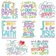Kids Bible Sayings Machine Embroidery Designs By JuJu
