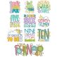 Kids Birthday Word Art Machine Embroidery Designs By JuJu
