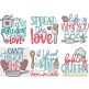 Kitchen Word Art 2 | Machine Embroidery Designs by JuJu