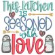 Kitchen Word Art 3 | Machine Embroidery Designs by JuJu
