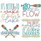 Lake Life 2 | Machine Embroidery Designs by JuJu