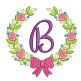 Laurel Wreath Monogram Machine Embroidery Designs by JuJu