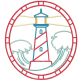 Lighthouse Lookout Machine Embroidery Designs by JuJu