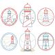 Lighthouse Lookout Machine Embroidery Designs by JuJu