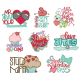 Lil Love Applique Machine Embroidery Designs By JuJu
