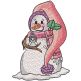 Little Bird Whimsy Snowman | Machine Embroidery Designs by JuJu