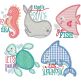 Little Bit Crabby 1 | Machine Embroidery Designs by JuJu