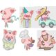 Little Piggies Machine Embroidery Designs by JuJu