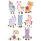 Llamas Applique Machine Embroidery Designs by JuJu