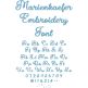 Marienkaefer Embroidery Font | Machine Embroidery Designs by JuJu