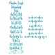 Marsha Script Embroidery Font | Machine Embroidery Designs by JuJu