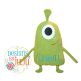 Marvin Monster | Machine Embroidery Designs by JuJu