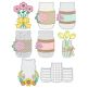 Mason Jar Applique Machine Embroidery Designs by JuJu 
