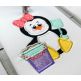 Penguin Girl Sand Bucket Applique | Machine Embroidery Designs by JuJu