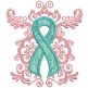 Mehndi Awareness Ribbons Applique Machine Embroidery Designs By JuJu