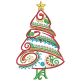 Mehndi Christmas Machine Embroidery Designs by JuJu