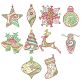 Mehndi Christmas Machine Embroidery Designs by JuJu