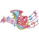Mehndi Music 1 Machine Embroidery Designs By JuJu