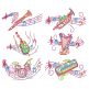 Mehndi Music 2 Machine Embroidery Designs By JuJu