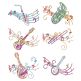 Mehndi Music 4 Machine Embroidery Designs by JuJu
