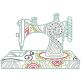 Mehndi Sewing Machines Digital Machine Embroidery Designs by JuJu