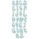 Mermaid Applique Alphabet Machine Embroidery Designs By JuJu