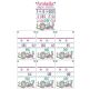 Mermaid Birth Announcement Template Machine Embroidery Designs by JuJu