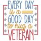 Military Veteran Word Art Machine Embroidery Designs by JuJu