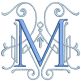 Mingled Monogram Machine Embroidery Designs By JuJu
