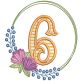Mireille Numbers | Machine Embroidery Designs by JuJu