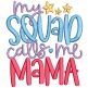 Mom and Me Word Art 1 | Machine Embroidery Designs by JuJu