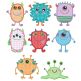 Monster Mash Applique Machine Embroidery Designs by JuJu 