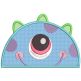 Monster Peekers Machine Embroidery Designs by JuJu